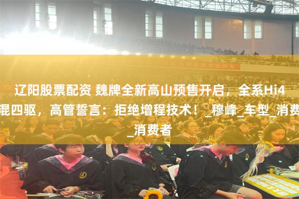 辽阳股票配资 魏牌全新高山预售开启，全系Hi4插混四驱，高管誓言：拒绝增程技术！_穆峰_车型_消费者