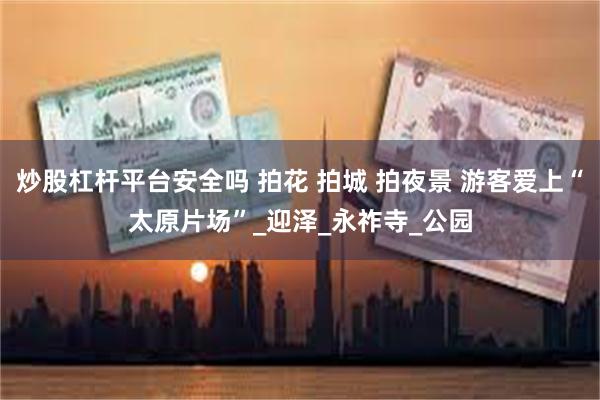 炒股杠杆平台安全吗 拍花 拍城 拍夜景 游客爱上“太原片场”_迎泽_永祚寺_公园